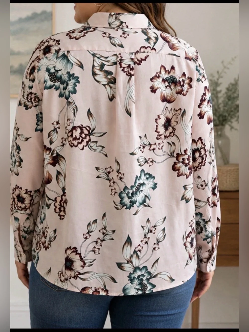 Lauren Ralph Lauren Women’s 1X Floral Button Front blouse. I - Picture 2 of 7